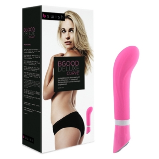 Luxusní vibrátor B Swish - Bgood Deluxe Curve růžový